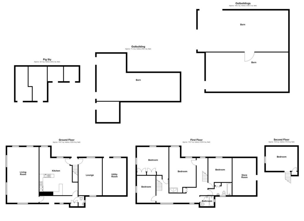 Cwm Hwylford, Cefndwysarn – all floors.JPG